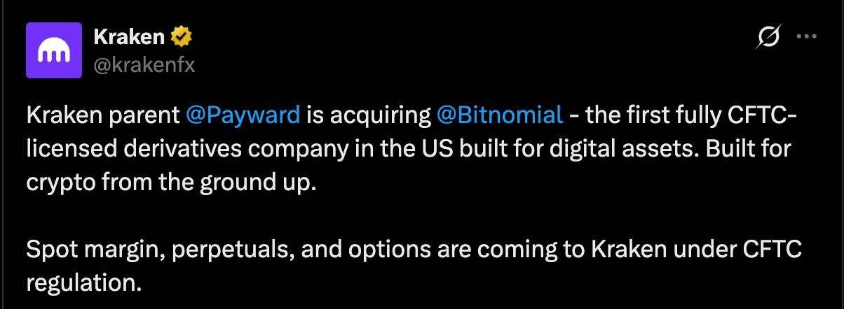 Kraken, Derivatives, Financial Derivatives, Companies