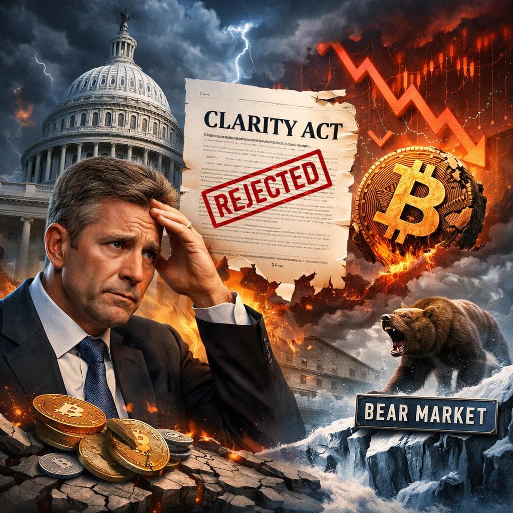 CEO Calls CLARITY Act ‘Horrible Bill,’ Warns Of Prolonged Crypto Bear Market Ahead