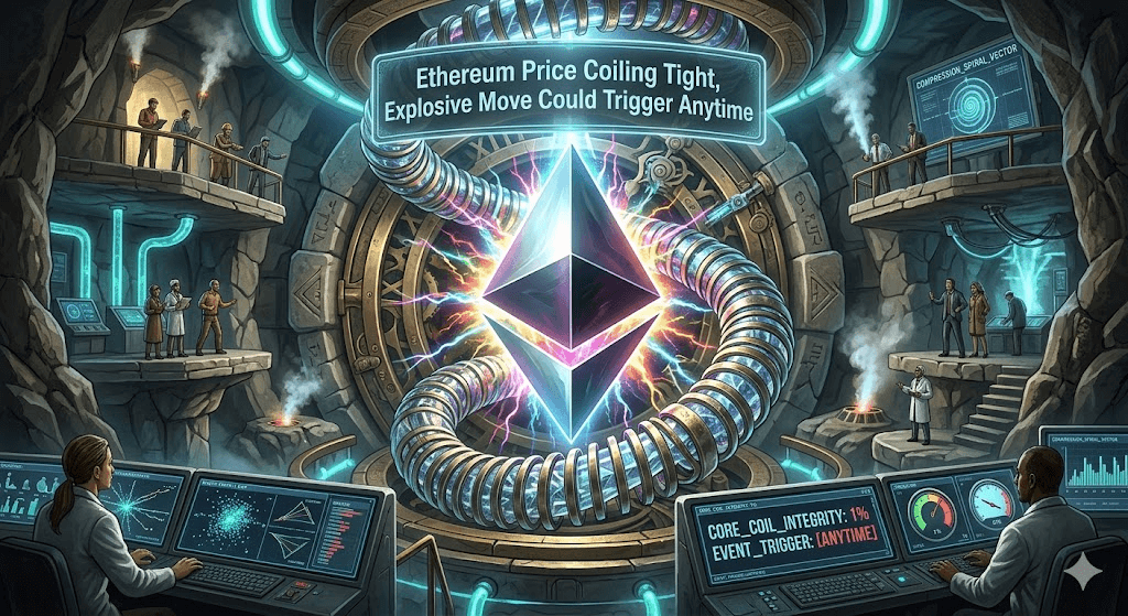 Ethereum Price Coiling Tight, Explosive Move Could Trigger Anytime